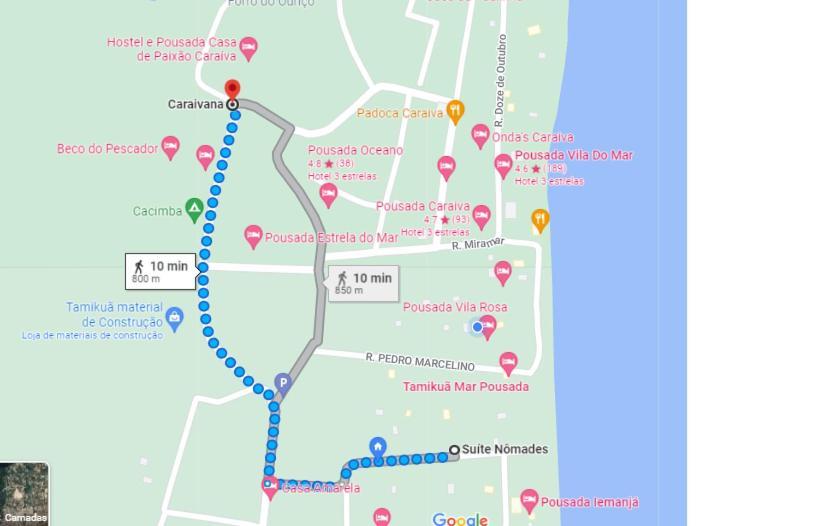 Suites Nomades - 30M Da Praia De Caraiva - Ba מראה חיצוני תמונה